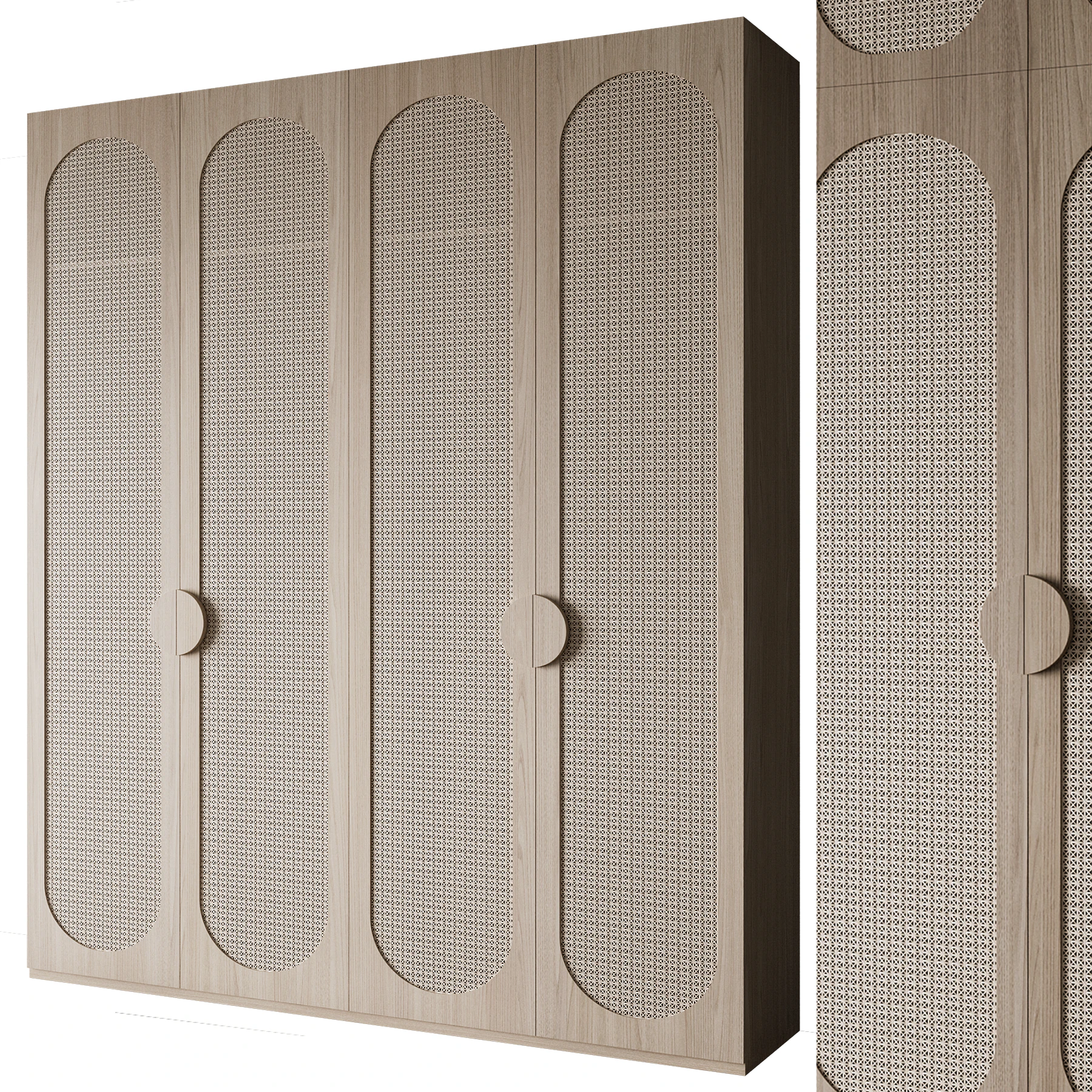 Wardrobe 06 3D Model .c4d .max .obj .3ds .fbx .stl .blend 