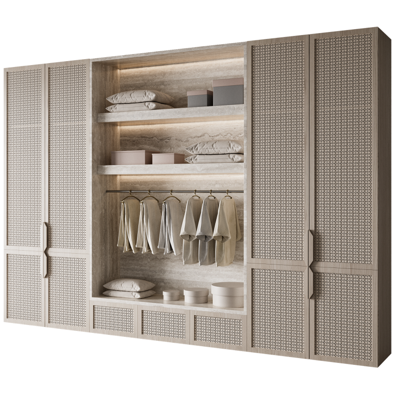 Wardrobe 008 3D 모델 .c4d .max .obj .3ds .fbx .stl .blend 