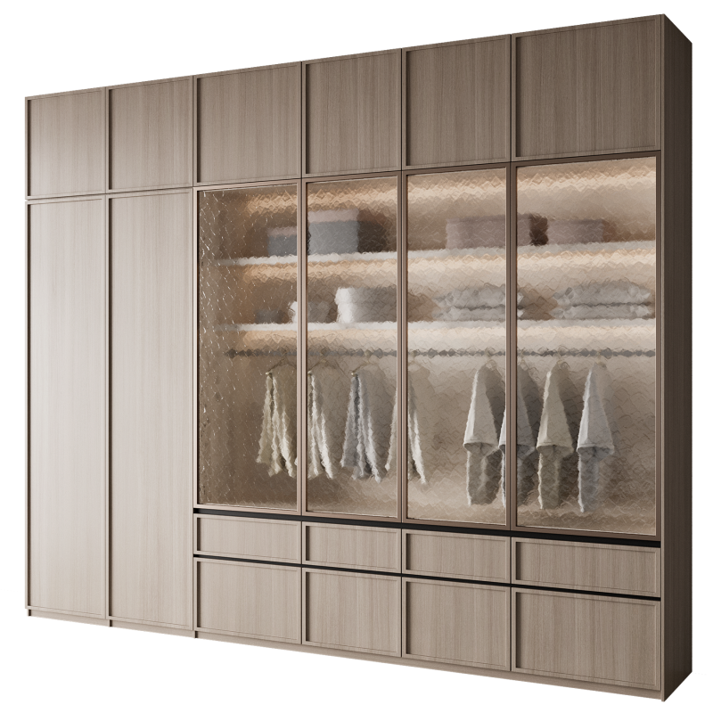 Wardrobe 12 3D Model .c4d .max .obj .3ds .fbx .stl .blend 