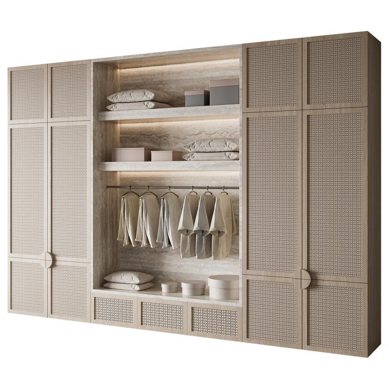 Wardrobe 14 3D Model .c4d .max .obj .3ds .fbx .stl .blend