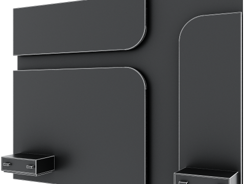 Headboard wall panel 002 3Dモデル