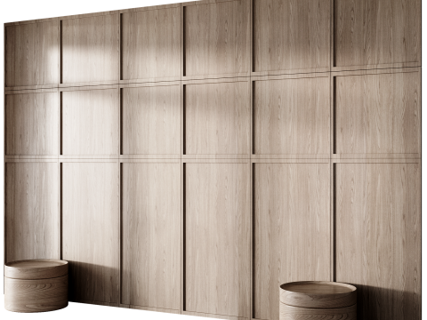 Headboard wall panel 003 Modelo 3D