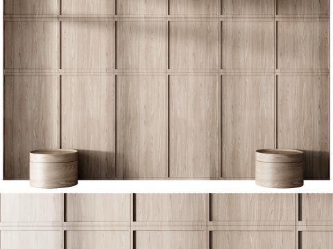 Headboard wall panel 003 3D 模型