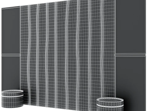 Painel de cabeceira para cabeceira 005 Modelo 3D