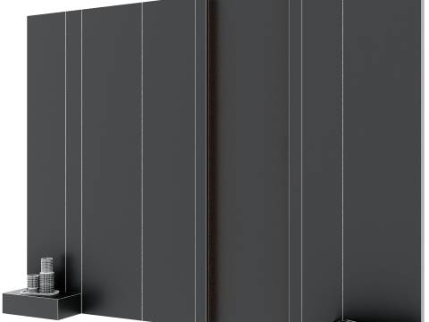 Headboard wall panel 008 3Dモデル