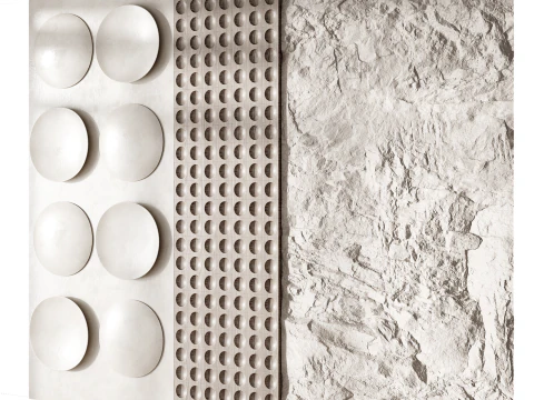 ヘッドボード壁パネル 10 3Dモデル