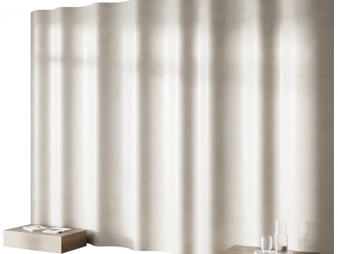 Pannello da parete testiera 011 Modello 3D