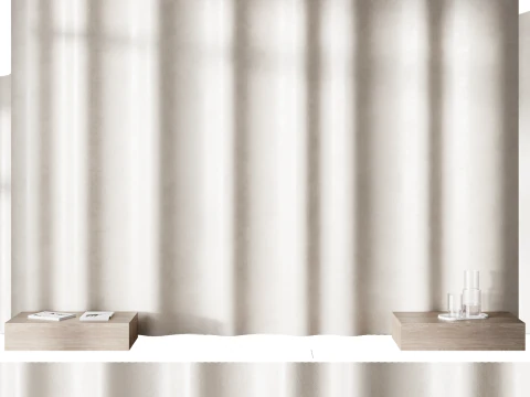 Headboard wall panel 011 3D Model