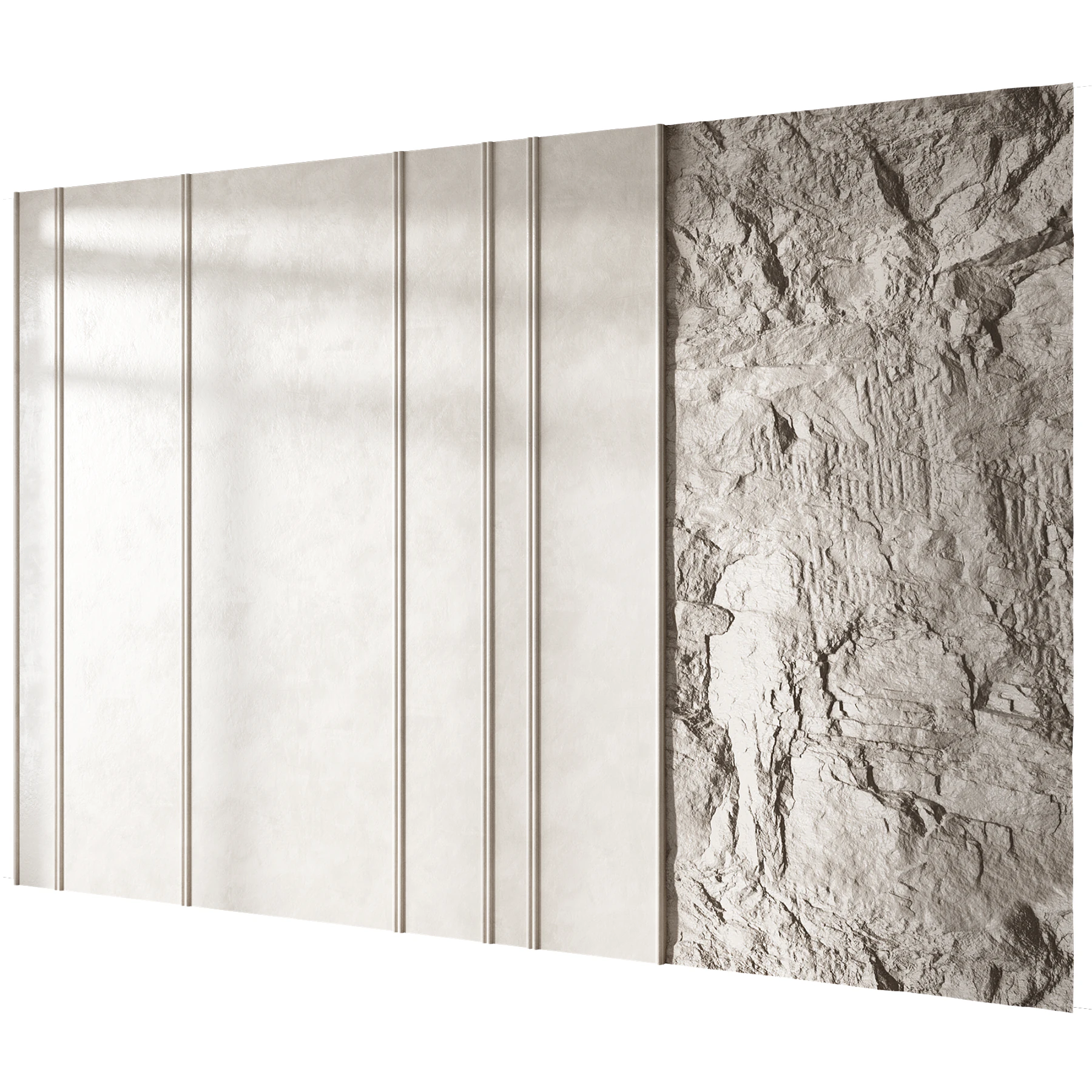 Pannello da parete testiera 014 Modello 3D .c4d .max .obj .3ds .fbx .stl .blend 