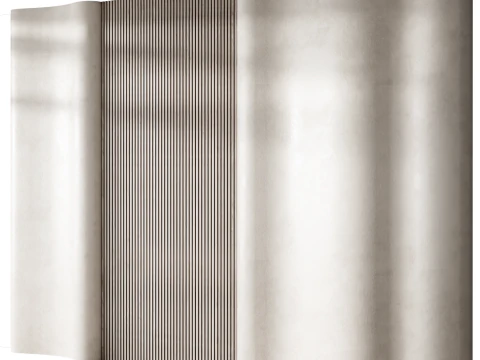 Pannello da parete testiera 015 Modello 3D