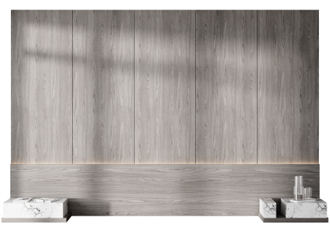 Headboard wall panel 016 3D Model