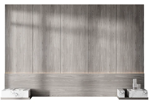 Headboard wall panel 016 3D Model