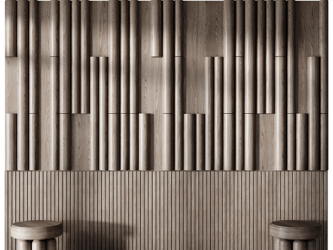 Headboard wall panel 18 3Dモデル