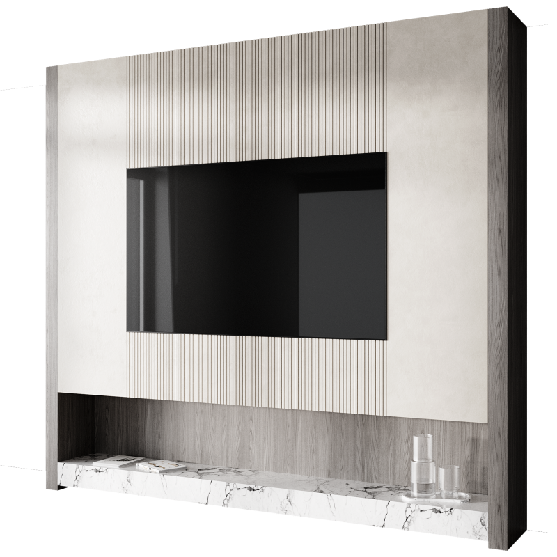 Tv wall set 11 Modello 3D .c4d .max .obj .3ds .fbx .stl .blend