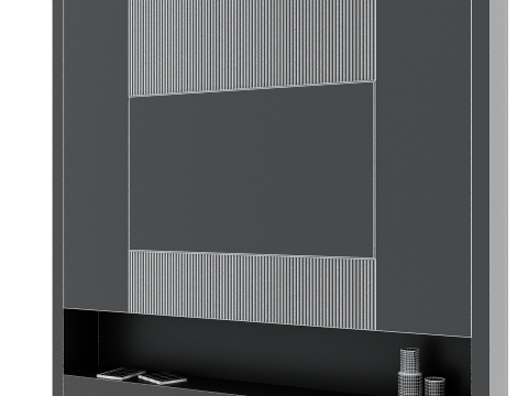 Tv wall set 11 Modello 3D