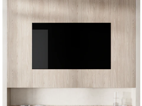 Tv wall set 14 3D Model