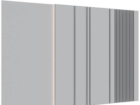 Wall 3d panel 02 Modèle 3D