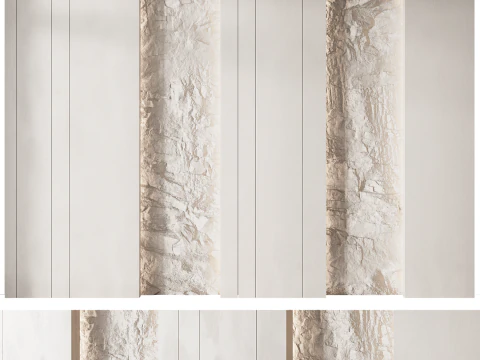 壁3Dパネル03 3Dモデル