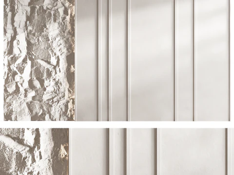 벽 3D 패널 04 3D 모델