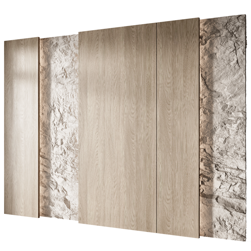 Wall 3d panel 05 3D Model .c4d .max .obj .3ds .fbx .stl .blend