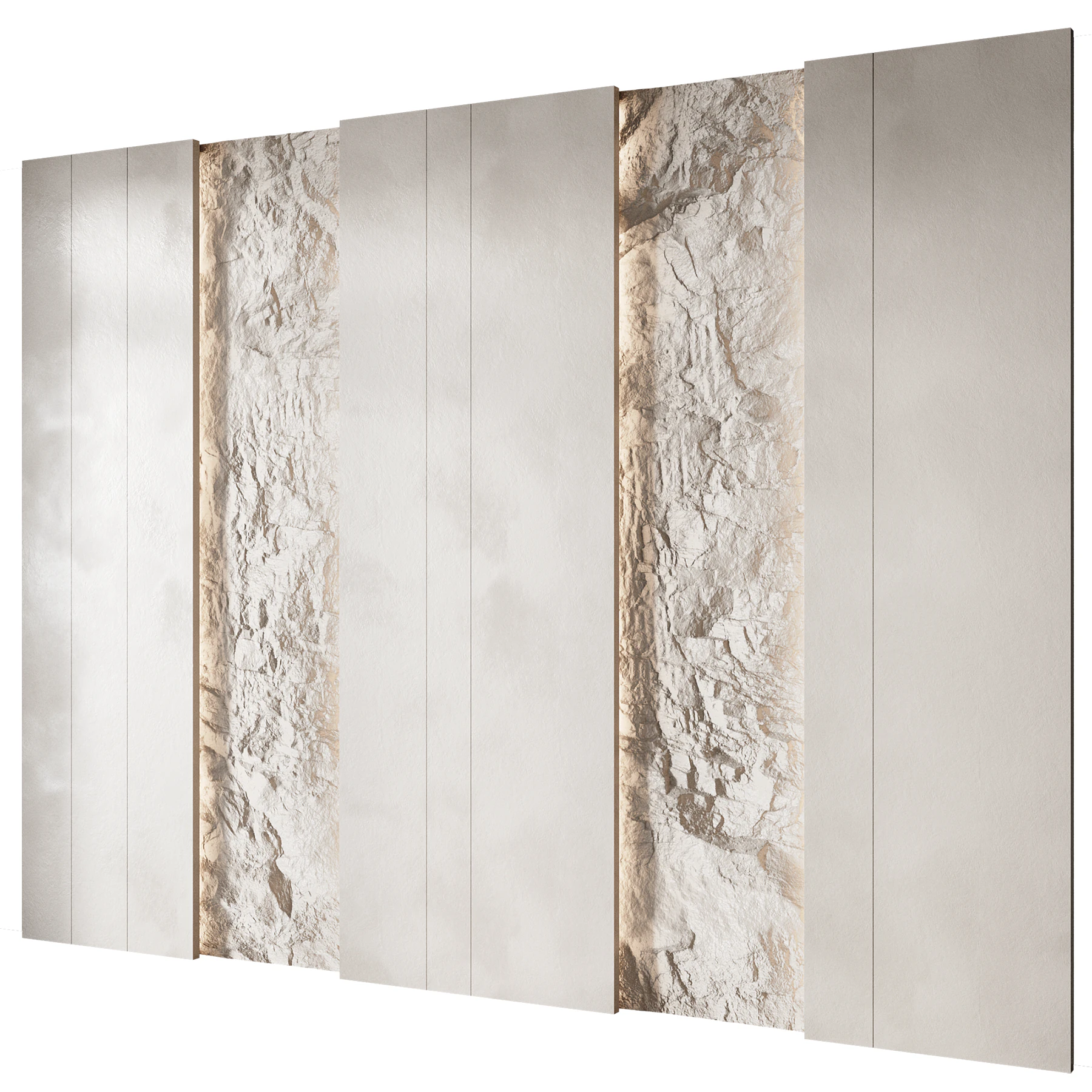 Pannello 3d da parete 07 Modello 3D .c4d .max .obj .3ds .fbx .stl .blend 