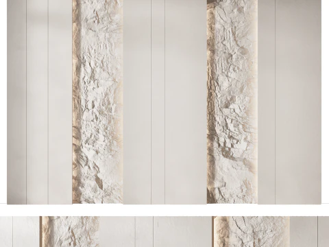 Pannello 3d da parete 07 Modello 3D