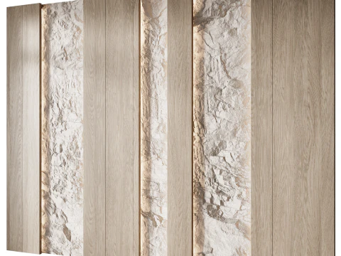 Настінне 3d панно 09 3D Модель