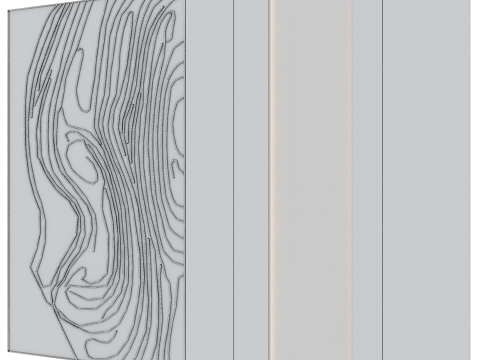 Wall 3d panel 10 3Dモデル