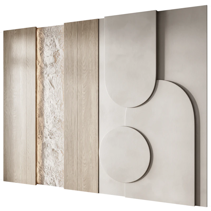 Painel 3d de parede 8 Modelo 3D .c4d .max .obj .3ds .fbx .stl .blend 