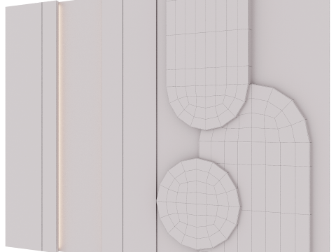 Wall 3d panel 8 3D Model