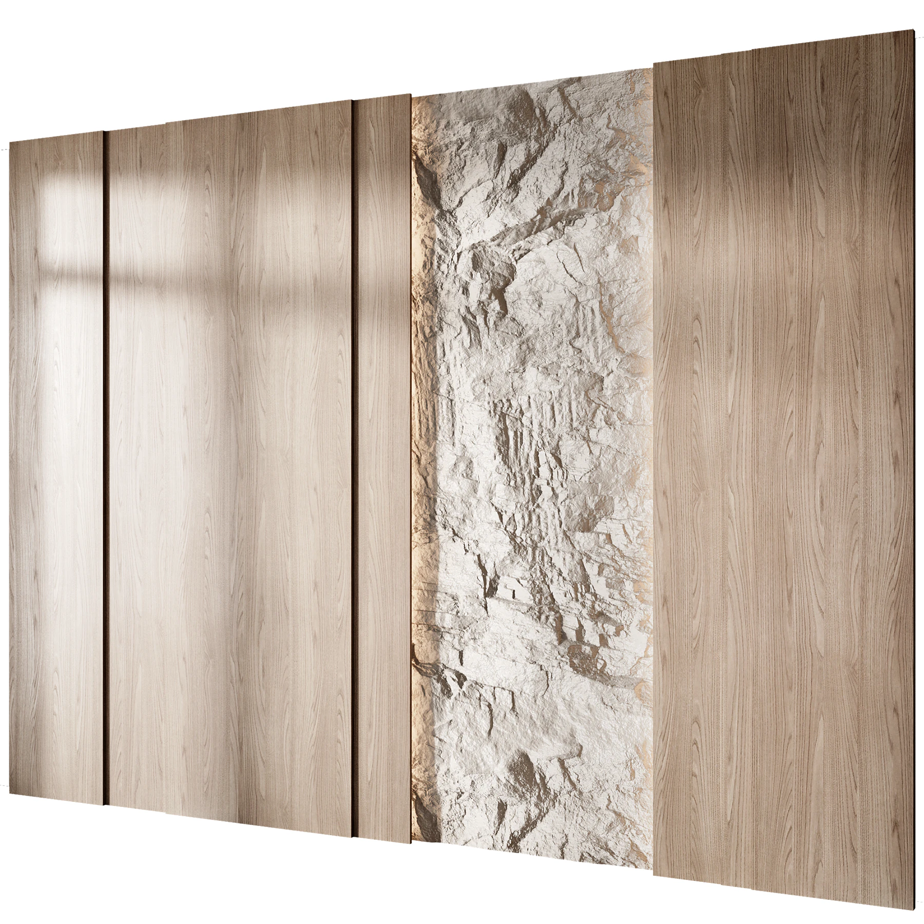 Wall 3d panel 11 3D Model .c4d .max .obj .3ds .fbx .stl .blend 