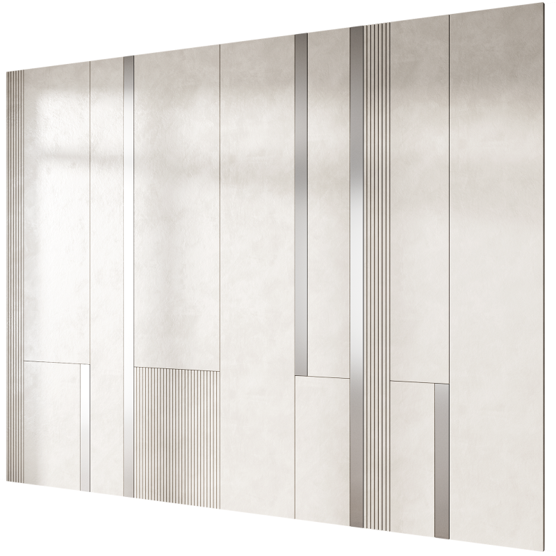 Pannello 3D a parete 12 Modello 3D .c4d .max .obj .3ds .fbx .stl .blend 