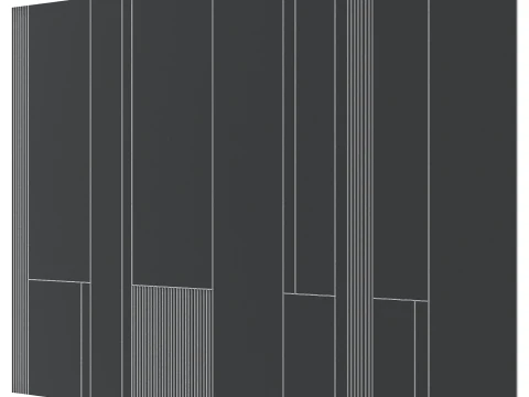 Wand 3D-paneel 12 3D Model