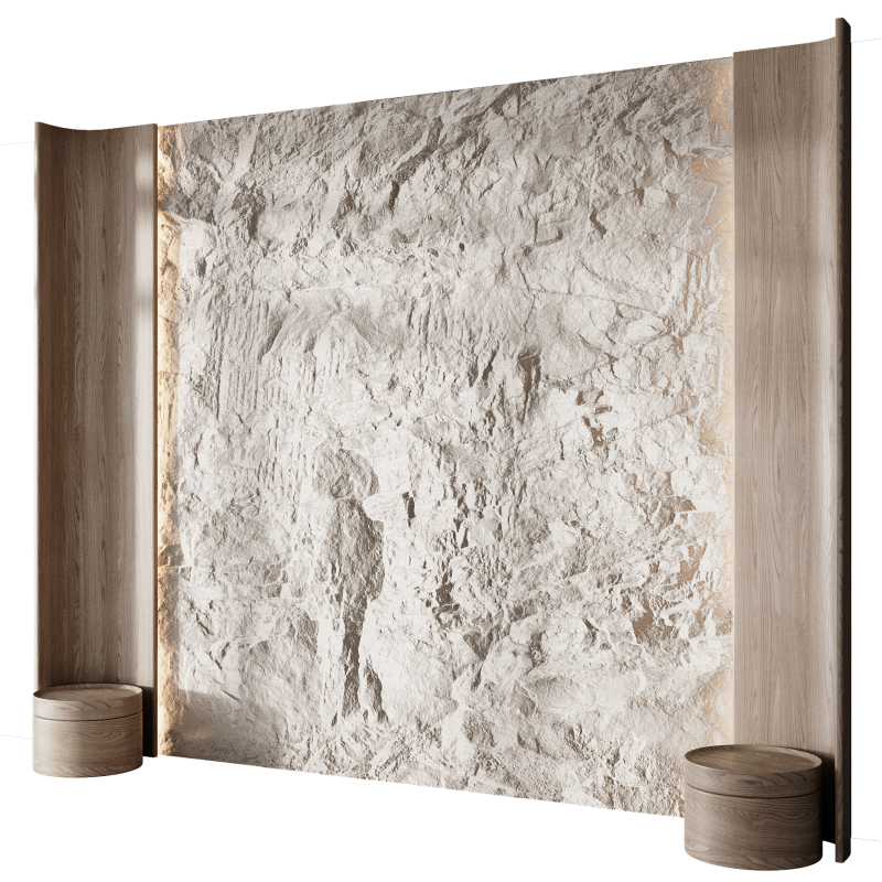 Wall 3d panel 14 Model 3D .c4d .max .obj .3ds .fbx .stl .blend 