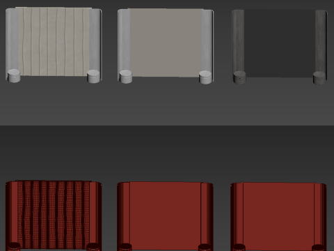 Wall 3d panel 14 Model 3D