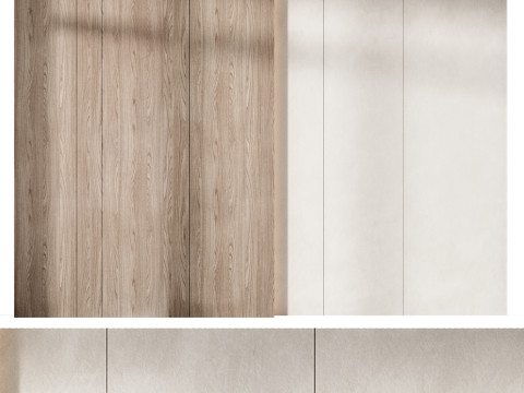 Wall panel 16 3D 模型