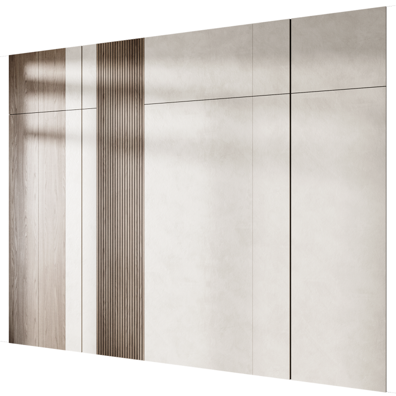 Wall panel 22 3D Model .c4d .max .obj .3ds .fbx .stl .blend 