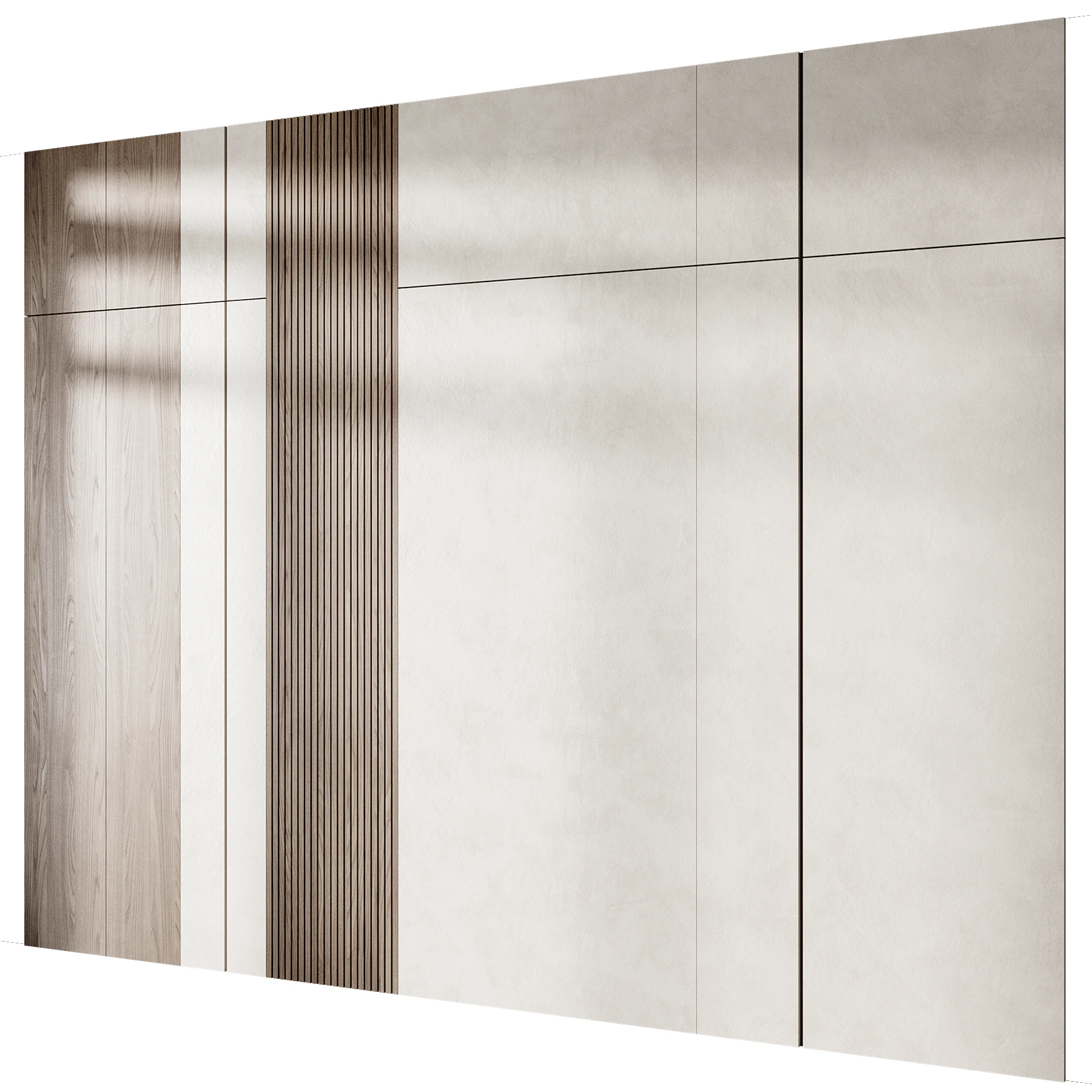 Wall panel 22 3D Model .c4d .max .obj .3ds .fbx .stl .blend 