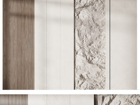 Wall panel 23 3D 模型