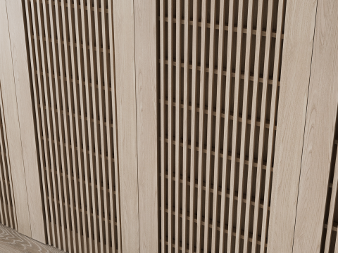 Wall panel 32 Modello 3D