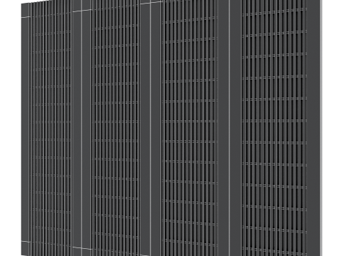 Wall panel 32 Modello 3D