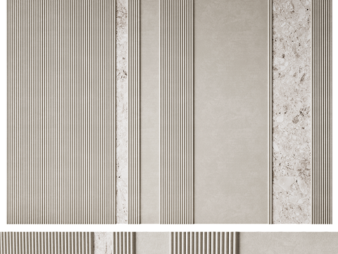 Wall panel 33 3D Модель