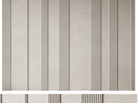 Wall panel 34 Model 3D