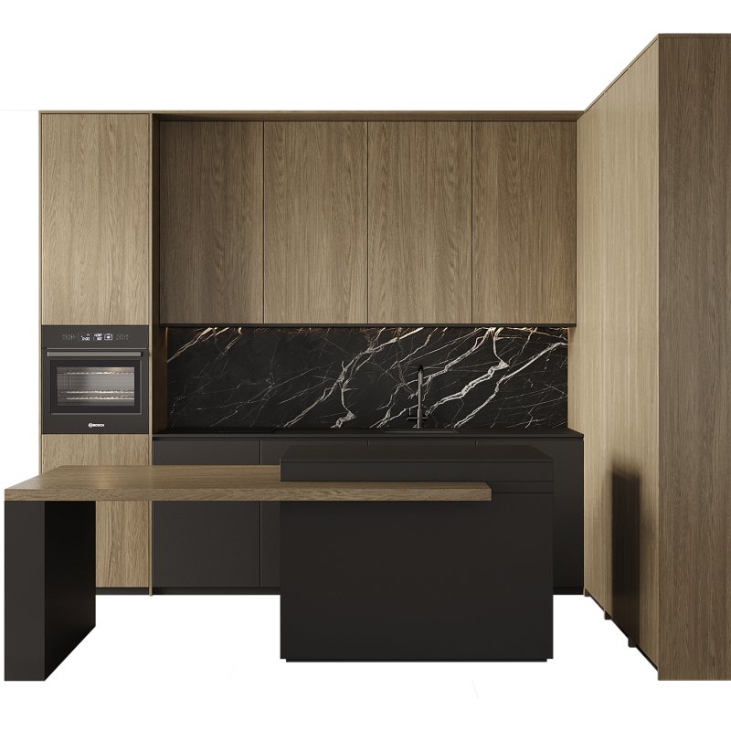 Kitchen 01 Modèle 3D .c4d .max .obj .3ds .fbx .stl .blend