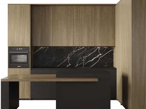 Kitchen 01 3D Модель