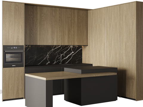 Kitchen 01 Modèle 3D
