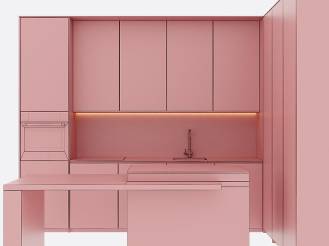 Kitchen 01 Modèle 3D