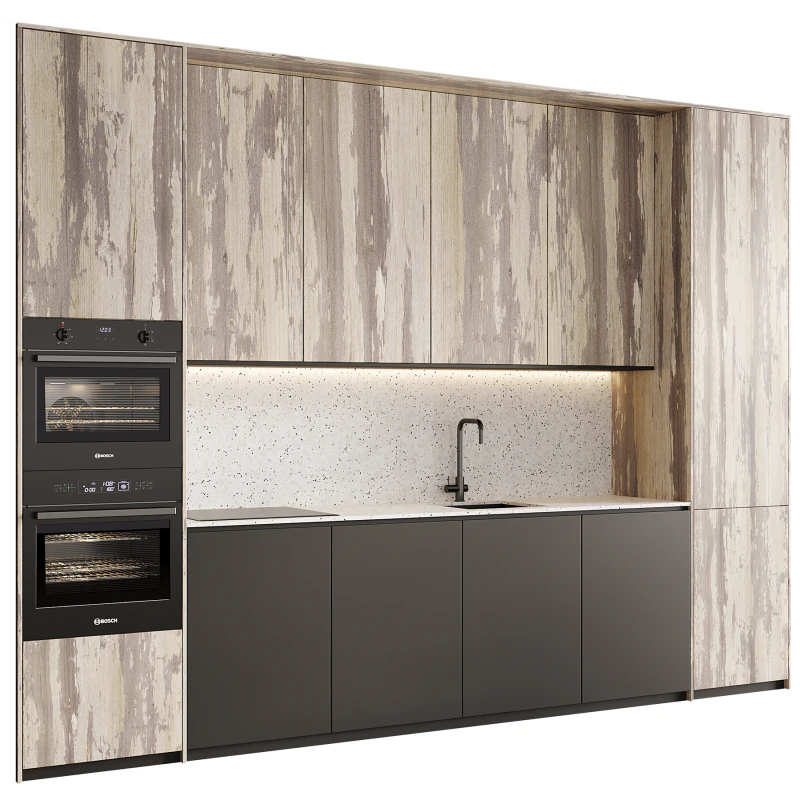 キッチン2 3Dモデル .c4d .max .obj .3ds .fbx .stl .blend 