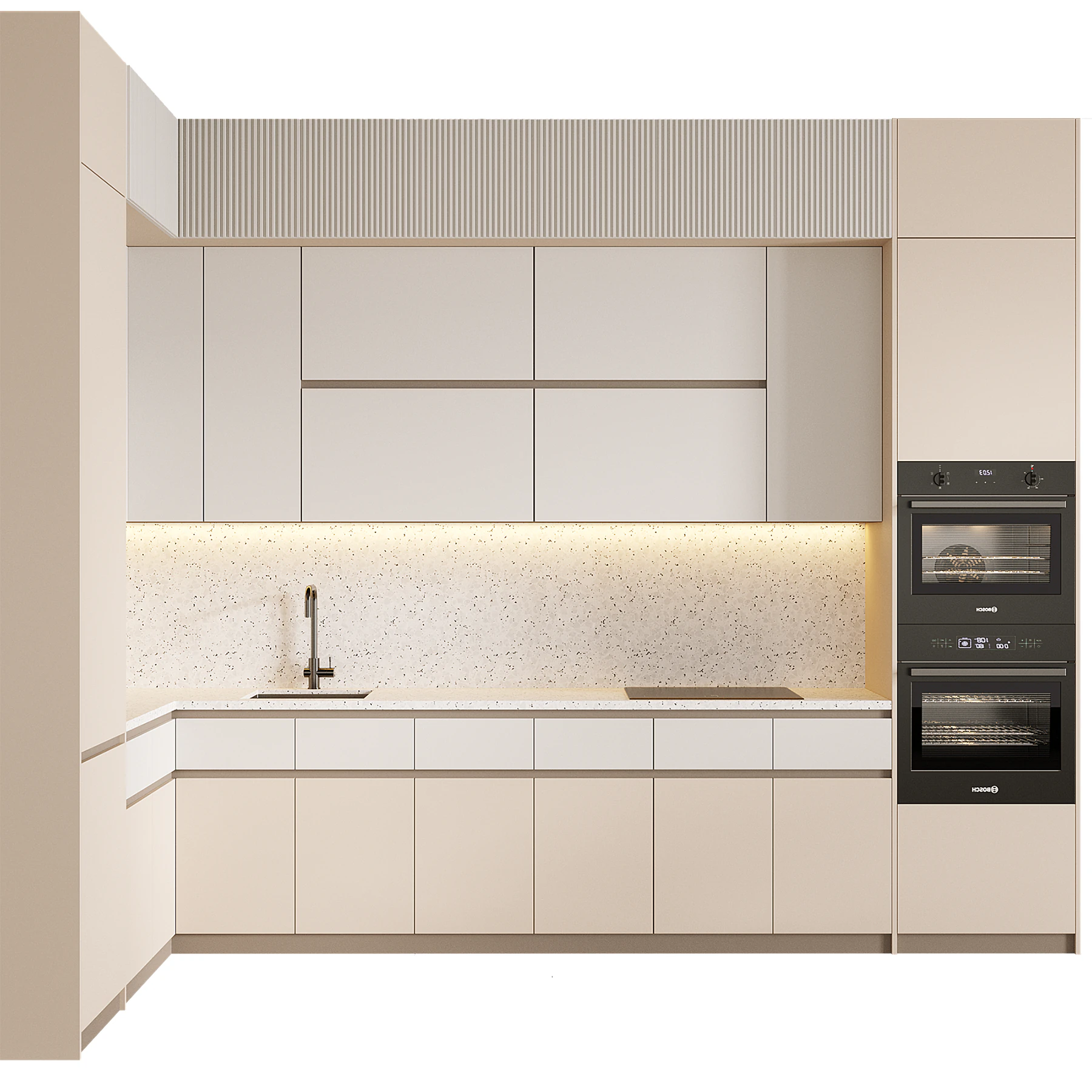 Kitchen 04 3D Model .c4d .max .obj .3ds .fbx .stl .blend 