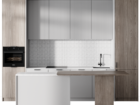 Kitchen set 005 3D Modell